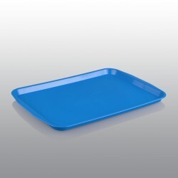  - Plastik Mavi Servis Tepsi 27x36 cm